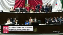 “Se prioriza la inversión social”: Secretario de Hacienda defiende Paquete Económico 2024