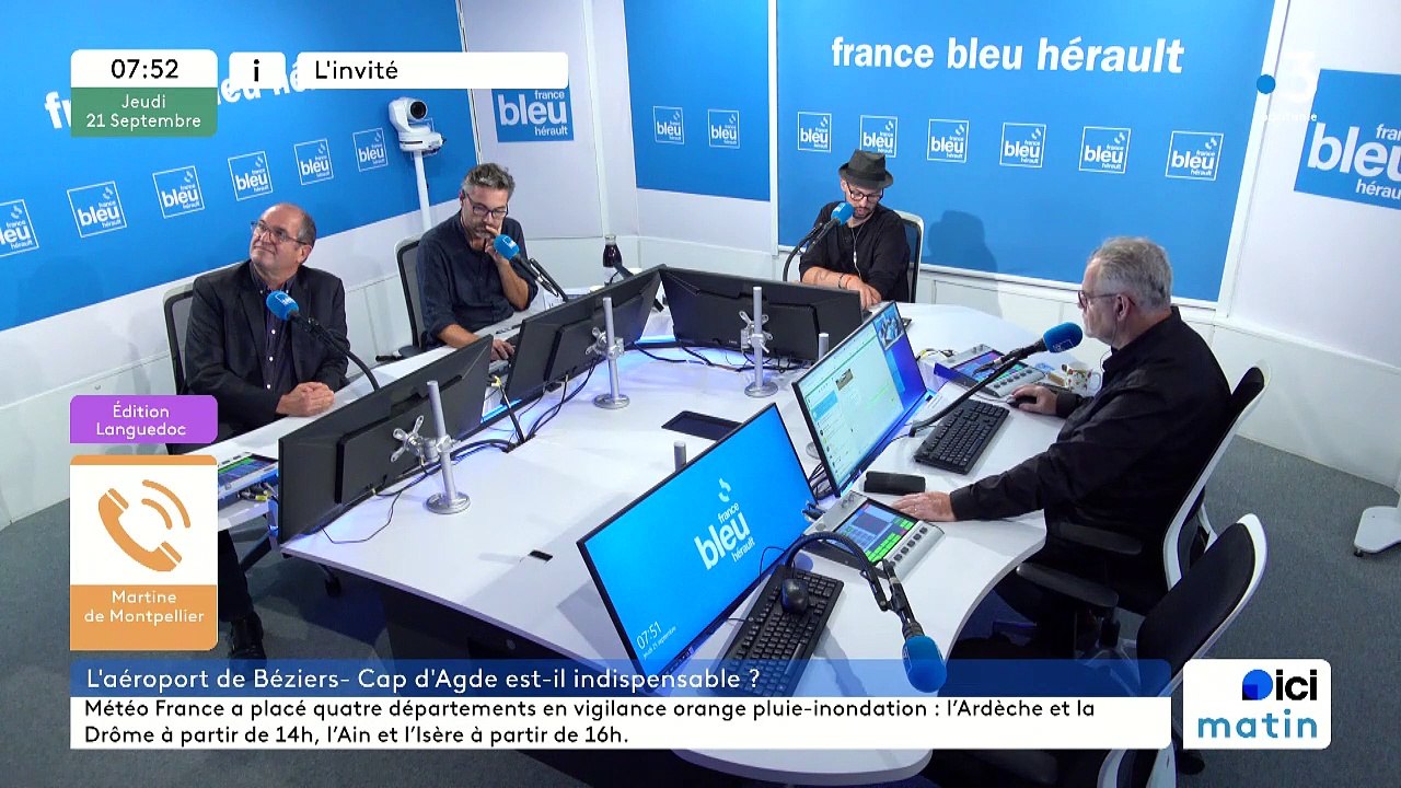 Philippe Vidal, président de l'aéroport Béziers/Cap d'Agde