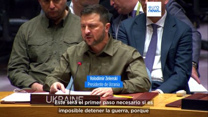 Zelenski reclama al Consejo de Seguridad de la ONU que elimine el veto ruso