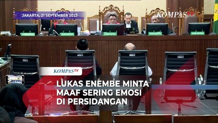 Sampaikan Pleidoi, Lukas Enembe Minta Maaf Sering Emosi di Persidangan