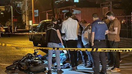 Motosikletli genci pusu kurup öldürdüler