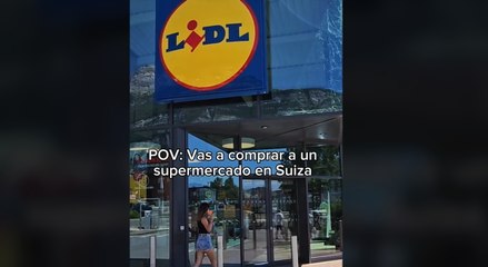 Una española cuenta su experiencia haciendo la compra en un Lidl de Suiza: "Salimos corriendo"