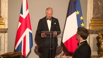 King Charles jokingly compares Britons and French during Versailles banquet