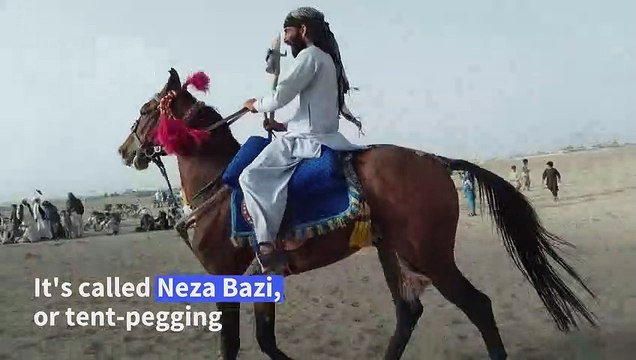 Afghans saddle up to preserve centuries-old tent-pegging tradition