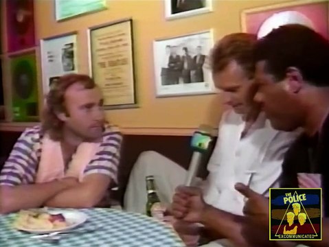 Sting with Phil Collins - Live Aid 1985 Backstage