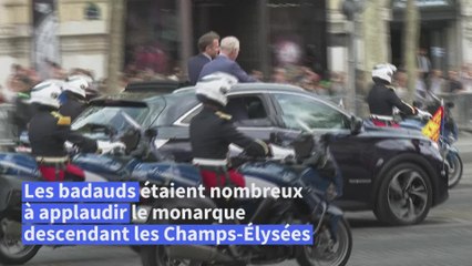 Charles III sur les Champs Élysées pour sa première visite d'État en France