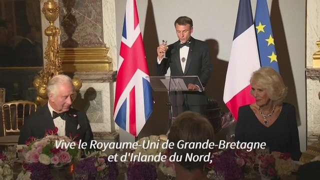 Visite de Charles III: l'amitié franco-britannique au menu du dîner d'Etat à Versailles