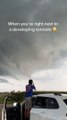 Mesmerizing Rotating Clouds: Nature's Astonishing Dance in the Sky #extremeweather #naturaldisaster
