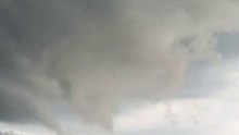 Mesmerizing Rotating Clouds: Nature's Astonishing Dance in the Sky #extremeweather #naturaldisaster