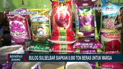 Descargar video: Antisipasi Harga Beras Naik, Bulog Sulselbar Siapkan 8.000 Ton Beras untuk Warga