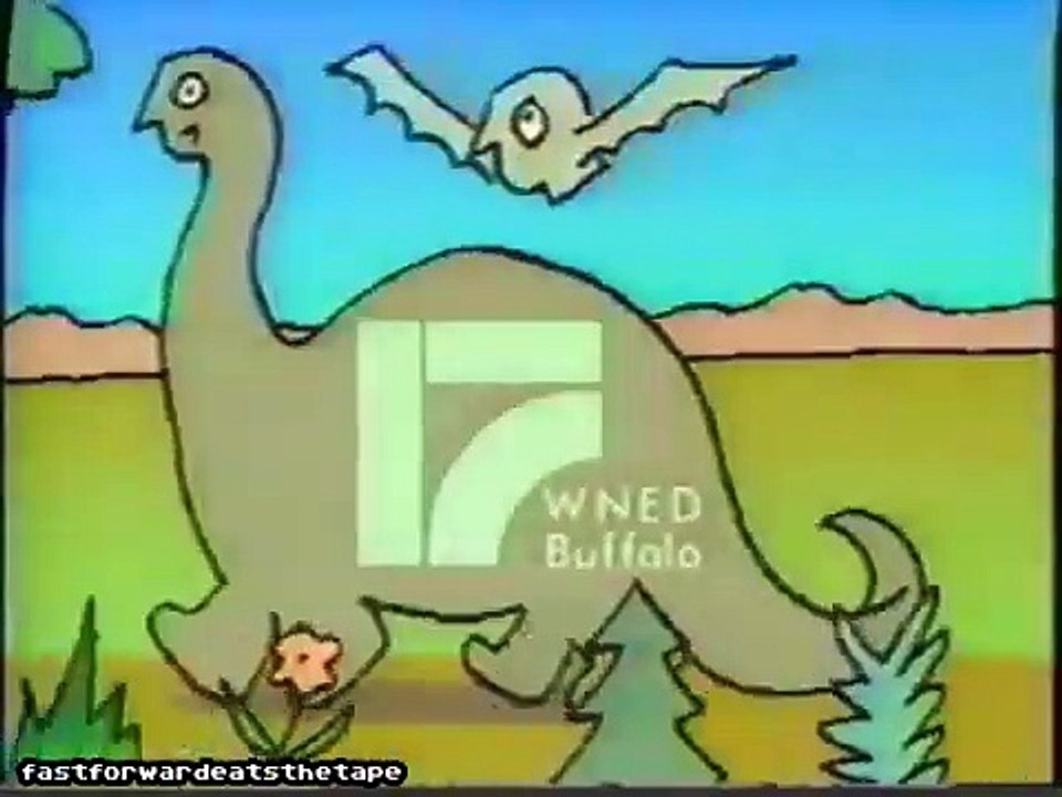 PTV Park Station ID: Dinosaur [WNED-TV 1996]