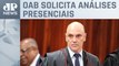 Moraes mantém julgamento de réus do 8 de janeiro em plenário virtual