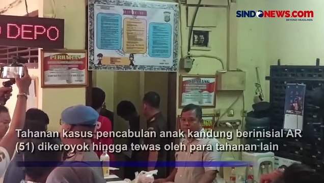 Tahanan Kasus Pencabulan Anak Dikeroyok Tahanan Lain hingga Tewas, Tersangka Pengeroyokan Peragakan 18 Adegan
