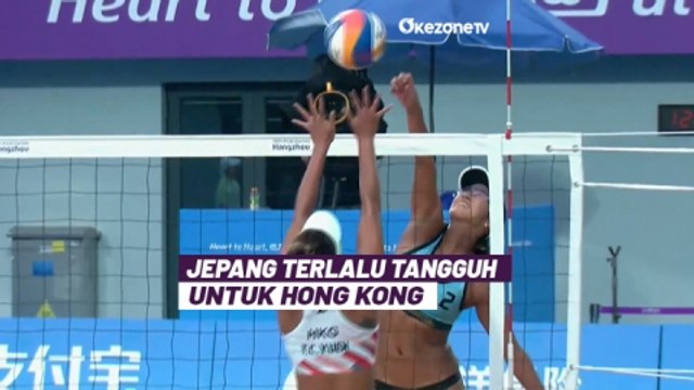 Highlight Voli Pantai Asian Games 2023: Tim Putri Jepang Gasak Hong Kong