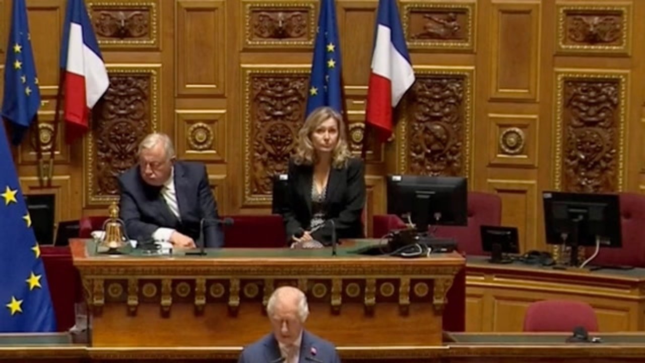 King Charles uses historic speech in France to...