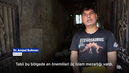 Binanın altından Müslüman mezarlığı ortaya çıktı