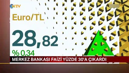 Son Dakika! Merkez Bankası politika faizini yüzde 25'ten yüzde 30'a çıkardı