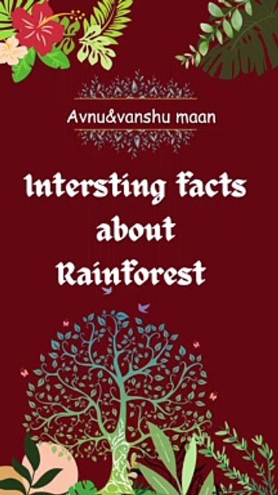 Intersting facts about Amazon rainforest #facts