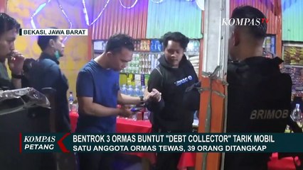 Dipicu Penarik Mobil oleh Debt Collector, 3 Ormas di Bekasi Bentrok! Puluhan Orang Diamankan Polisi