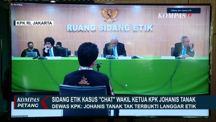 Télécharger la video: Dewan Pengawas KPK Sebut Wakil Ketua KPK, Johanis Tanak Tak Terbukti Langgar Etik!