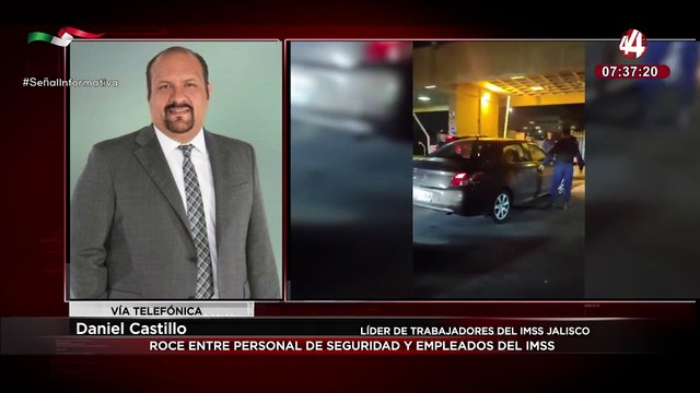 Gilberto Castillo habla de los malos tratos de los guardias federales a trabajadores de IMSS Jalisco