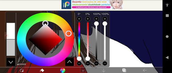 Desenhar Hadassa Bravery no IbisPaintX Android Parte 6