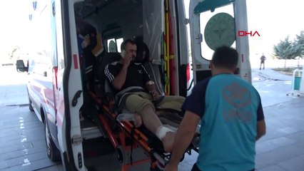 Köpekleri korkutmak isterken kendini vurdu