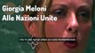 Giorgia Meloni sfida l’Onu: “Basta ipocrisie, guerra totale ai trafficanti di morte”