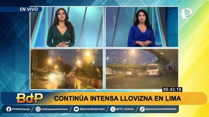 Intensa llovizna azota Lima desde la madrugada y continuará en las siguientes horas, según Senamhi
