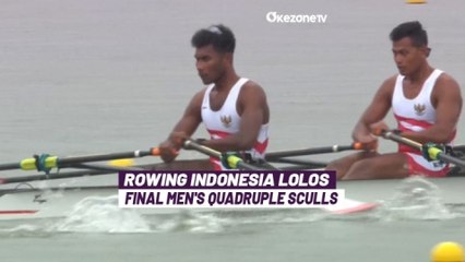 Highlight Asian Games 2023: Rowing Indonesia Lolos Final Nomor Mens Quadruple Sculls