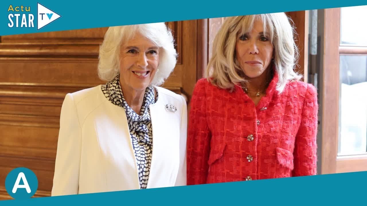 Brigitte Macron avec Camilla à Paris  élégance et complicité pour des retrouvailles très stylées !