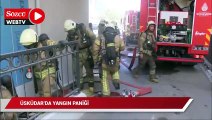 Üsküdar'da yangın paniği
