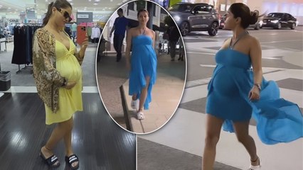 Rubina Dilaik ने Pregnancy में छोटे कपड़ों में दिखाया Baby Bump, भड़के लोगों ने किए ऐसे comments