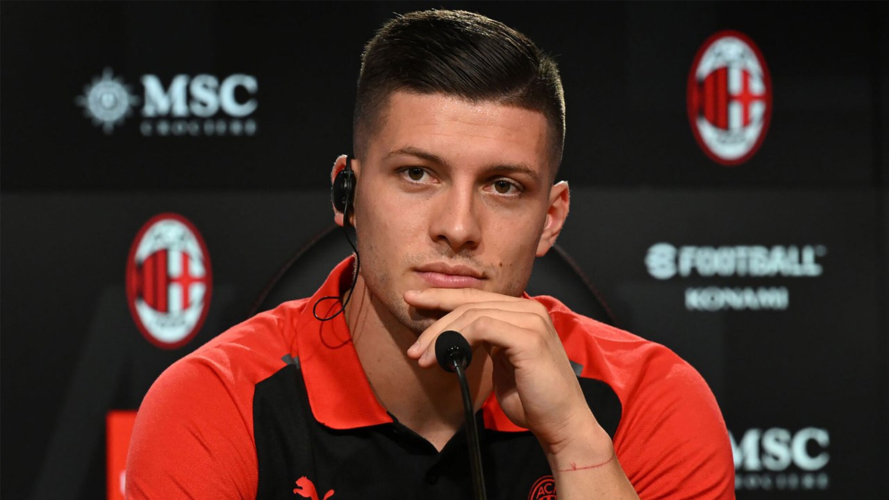 Luka Jović: the presentation press conference