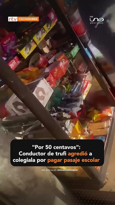 Conductor de trufi agredió a colegiala por pagar pasaje escolar