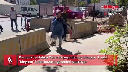 Engelli çocuğu için aldığı kuzu bir an olsun peşini bırakmıyor