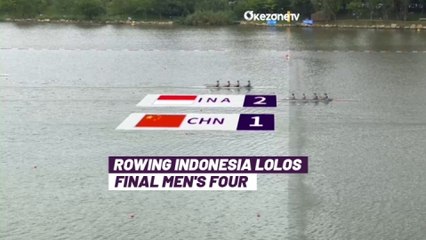 Video herunterladen: Highlight Asian Games 2023: Rowing Indonesia Lolos Final Nomor Mens Four