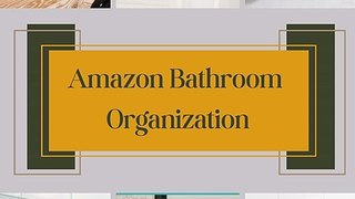 Amazon bathroom organization ideas small