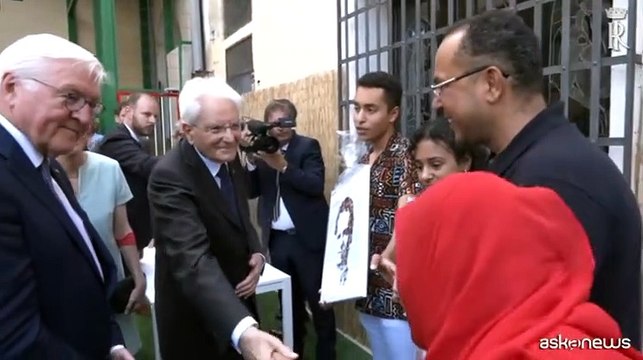 Migranti, Mattarella e Steinmeier visitano Centro Don Bosco 2000