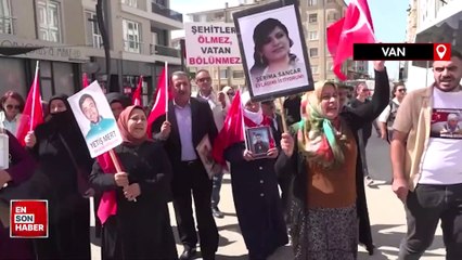 Vanlı aileler dağa kaçırılan çocukları için eylem yaptı