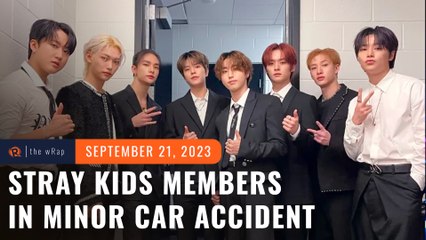 3 members of Stray Kids involved in minor car accident