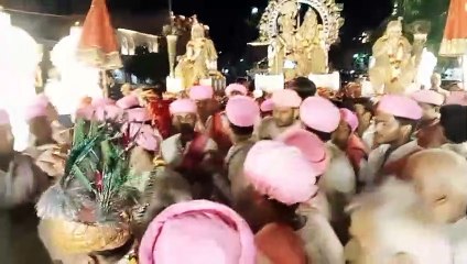 पारंपरिक अंदाज में निकली हेड़े की परिक्रमा, राधा-कृष्ण और सखियो के हुए दर्शन