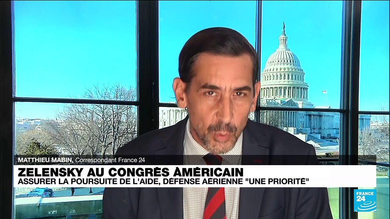 Volodymyr Zelensky au Congrès américain : assurer la poursuite de l'aide militaire et humanitaire