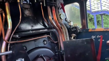 Sir Nigel Gresley stopped off for water in Bentham on the way to the steam gala