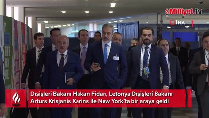 Dışişleri Bakanı Fidan, Letonyalı mevkidaşı Karins ile görüştü