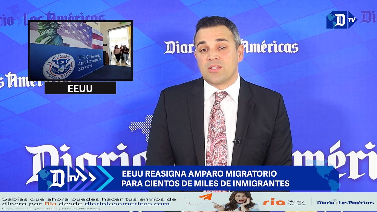EEUU reasigna amparo migratorio para cientos de miles de inmigrantes | El Diario en 90 segundos