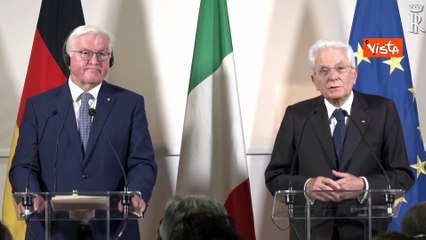 Mattarella: "Esigenza comune con Germania di affrontare temi clima, energia e migrazioni"