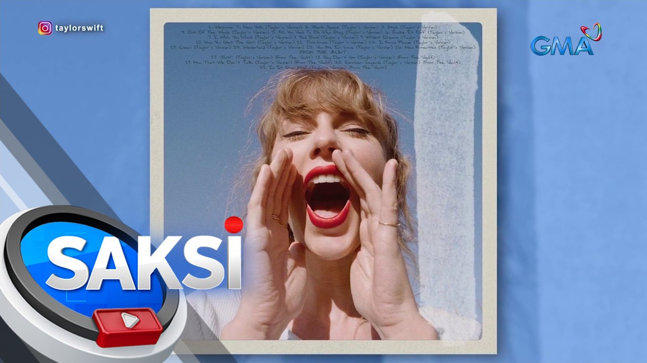 Limang unreleased tracks, ni-reveal ni Taylor Swift na kasama sa Taylor's version ng "1989" album | Saksi