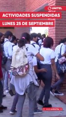 Atención a todos los estudiantes en dos departamentos de Bolivia, porque este lunes no habrá clases