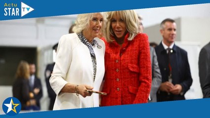 Visite de Charles III en France  Camilla Parker Bowles et Brigitte Macron se sont affrontées au cou